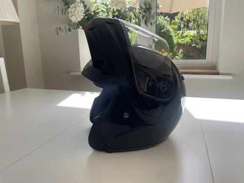 Flip motorcycle helmet - flip, up