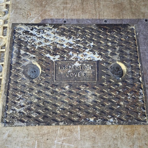 Cast iron manhole cover 640mm - iron,