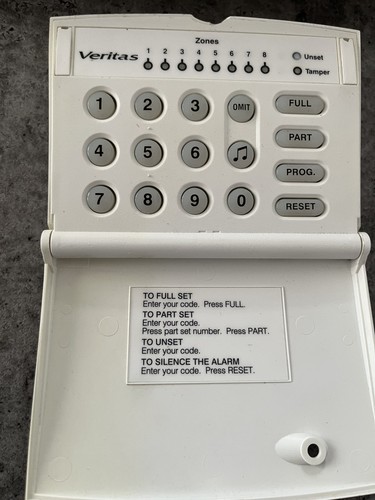 Burglar alarm control panel - burglar,