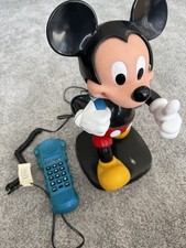 Tyco Mickey Mouse Vintage Backpack Telephone Untested 1245 1986