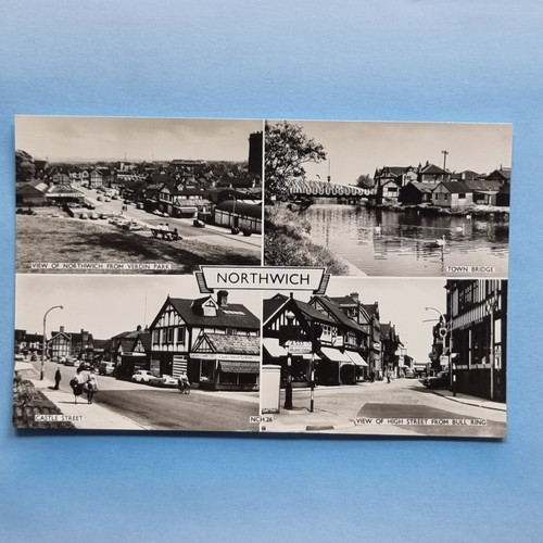 Northwich postcard c1955 real - northwich,