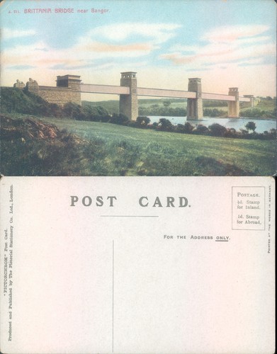Britannia bridge near bangor - bridge,