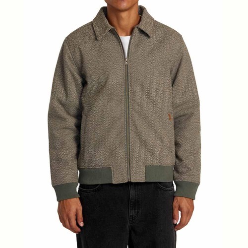 Rvca pisco quilted jacket dark - pisco,
