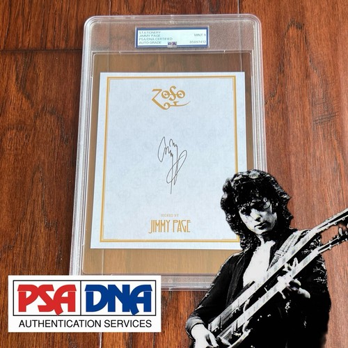 Jimmy page autograph - page,