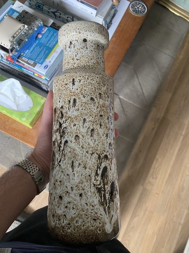 West german vase fat - , lava
