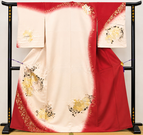 Japanese houmongi kimono silk - houmongi,