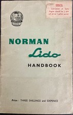 Norman Lido Sachs / Villiers Engine Owners Handbook From 1960, Very Good Order
