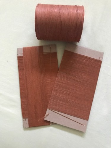 Unwaxed rust linen - unwaxed,