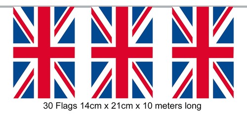 Huge union jack - bunting, ,