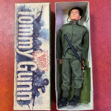 Vintage 1966-68 ACTION FIGURE TOMMY GUNN BY PEDIGREE Boxed + instructions RARE