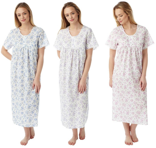 Women floral print nightie - floral,