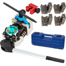 Oveeday Brake Line Flaring Tool Kit Double Flaring Tool 45° for 3/16" - 3/8"Tube