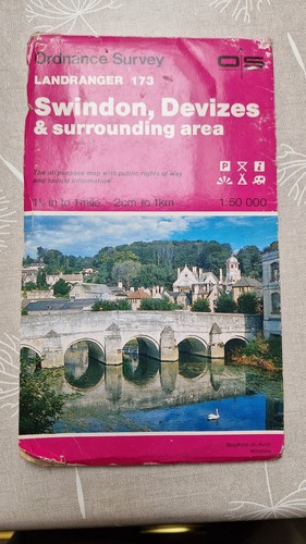 Landranger map 173 - map, swindon