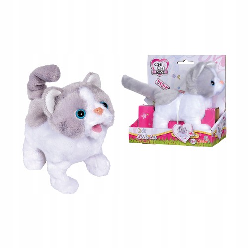 Battery operated cat plush toy - plush,
