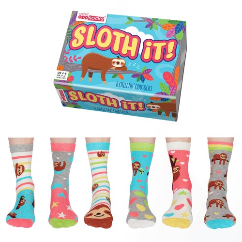 United oddsocks sloth odd - oddsocks, 6