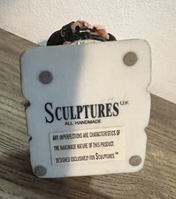 Nicely Detailed Scottish Piper Resin Figure By Sculptures 16 cm