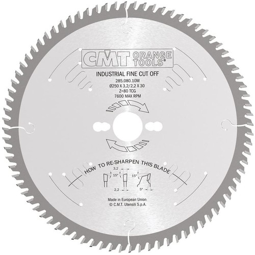 Cmt 250mm 30b 80t - cmt,