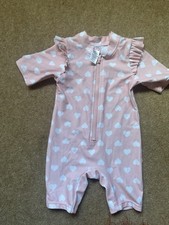 Girls Heart Swimming Costume