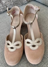 HOTTER Darcy Beige Suede &