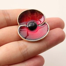 2025 Gold Silver Poppi Pin