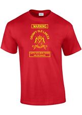 16th/5th Lancers 16th /5th The Queens Royal Lancers, Grumpy Old Lancer T-Shirt ,