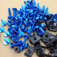 For Suzuki GSX-R 600 750 K1 K4 K6 K8 K11 Blue Universal Fairing Bolt Screw Kit