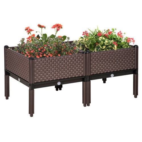 Outsunny 2pcs raised garden - outsunny,