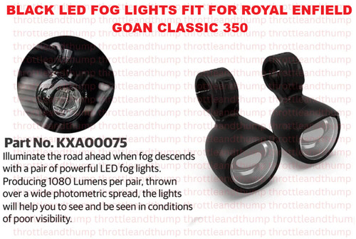 Black led fog lights fit - "black, for