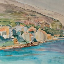 Krk Croatia island houses