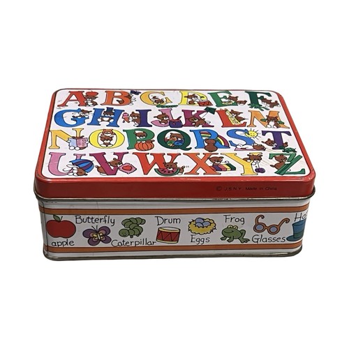 Jsny colorful tin - tin, wooden