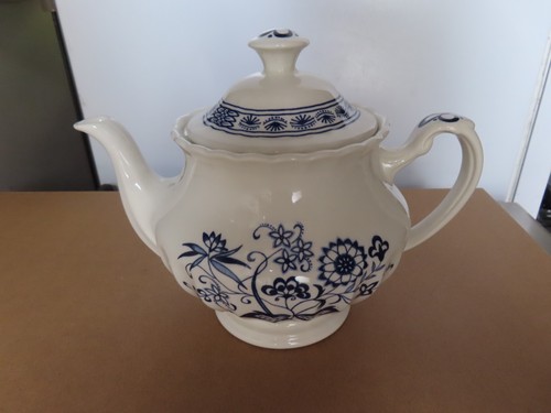 Vintage teapot blue nordic - teapot,