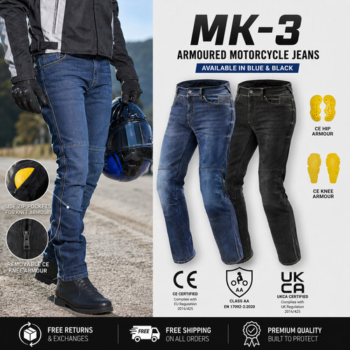 Mens motorcycle jeans made - mens,