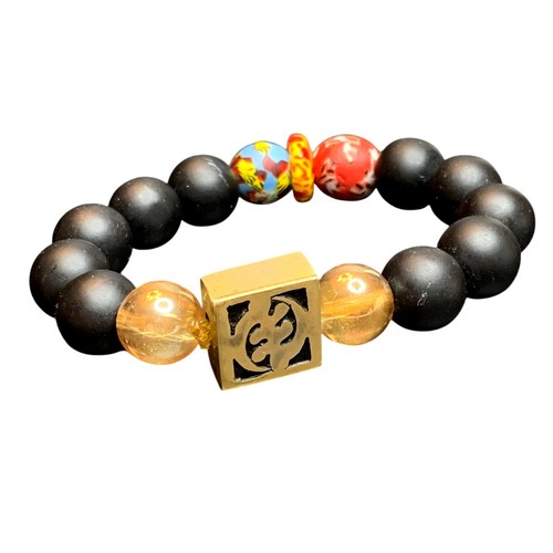 Handcrafted gye nyame onyx - nyame,