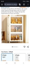 Stackable storage cabinet