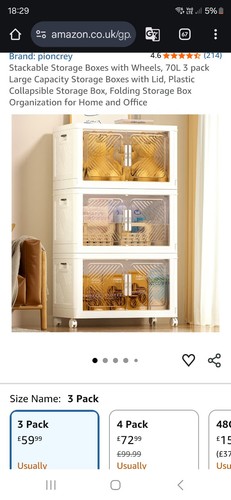 Stackable storage boxes