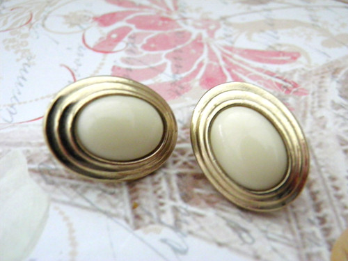 Vintage cabouchon faux pearl - cabouchon,