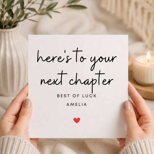 Personalised good luck card - good,