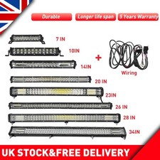Tri-Row LED Work Light Bar