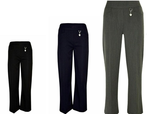 Girls school trousers heart - girls,