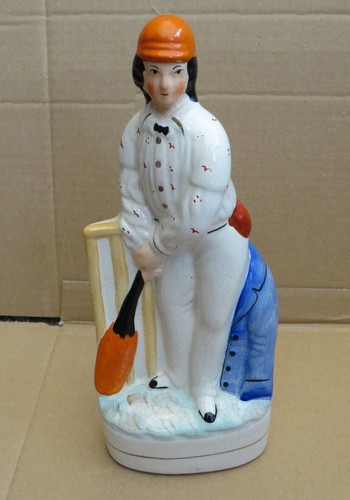 Antique staffordshire flat - staffordshire,