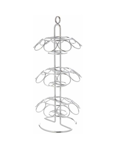 Chrome disposable cone stand - cone,