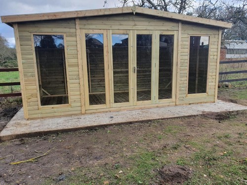 12x10 apex summerhouse - apex, office