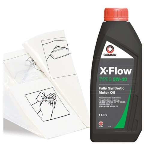 Engine oil top comma - oil, up