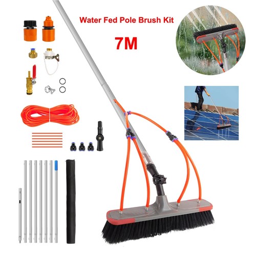 Water fed window cleaning - 7m,