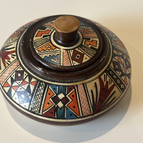 Vintage peruvian trinket box - trinket,