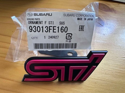 Genuine subaru sti - genuine, front