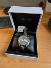 Seiko Men's Quartz Watch Stainless Steel with NATO strap SSB403P1