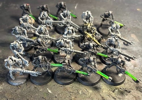 Necron warriors with - necron, gauss