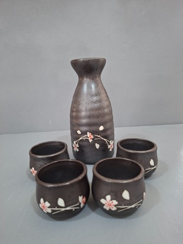 Painted ceramic sake drinking - ceramic,