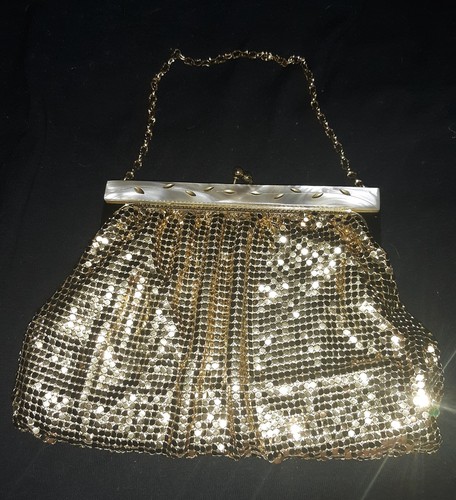 Vtg whiting davis - whiting, gold